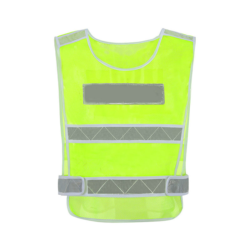 Thickened fishing mesh cloth reflective vest, high-brightness lattice reflective clothing, construction traffic riding safety reflective vest