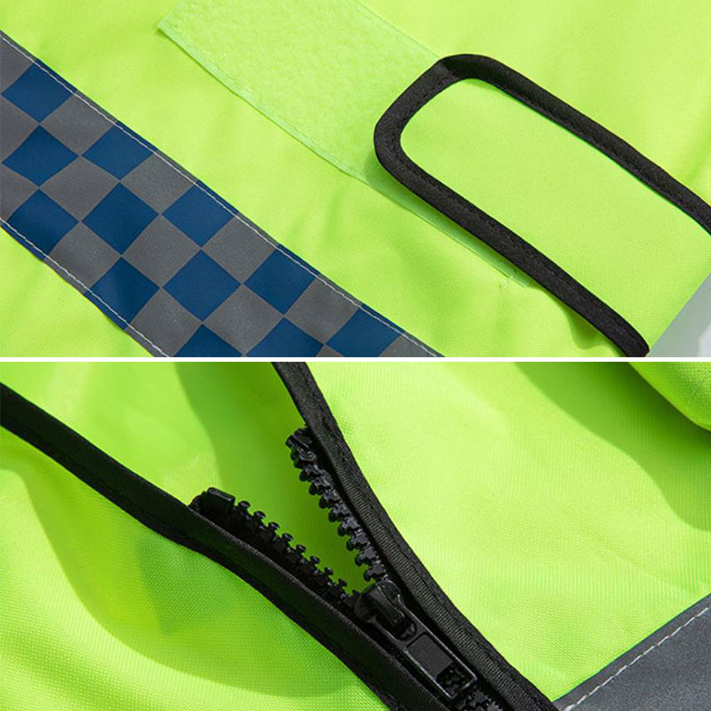 Waterproof mesh reflective vest riding traffic security patrol duty reflective clothing Oxford cloth reflective vest