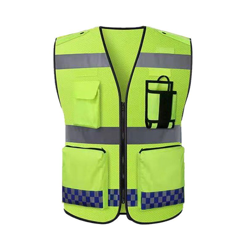 Waterproof mesh reflective vest riding traffic security patrol duty reflective clothing Oxford cloth reflective vest