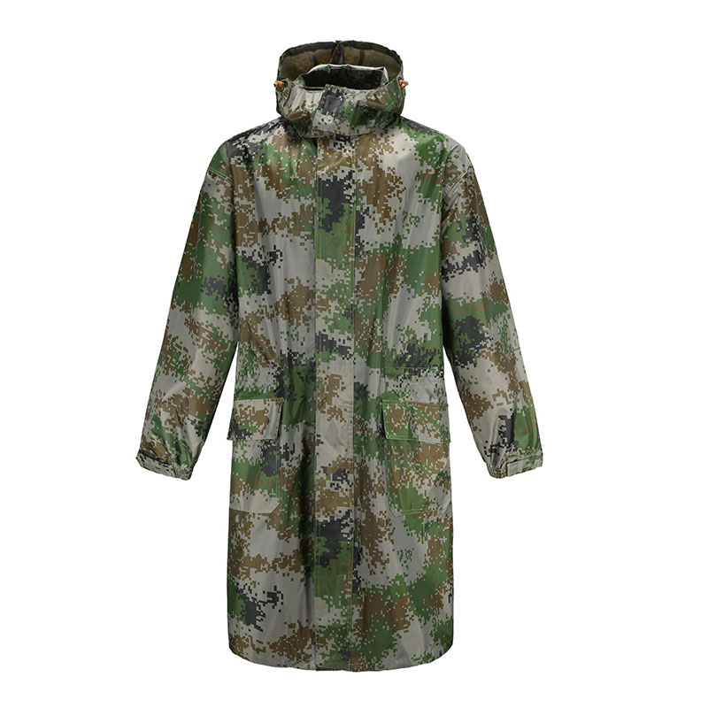 Black reflective raincoat male labor insurance security guard poncho outdoor safety reflective raincoat