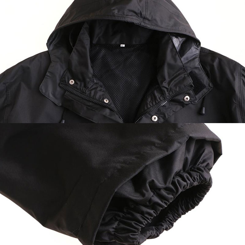 Reflective raincoat rain pants suit sanitation worker safety clothing adult split outdoor labor protection waterproof raincoat overalls