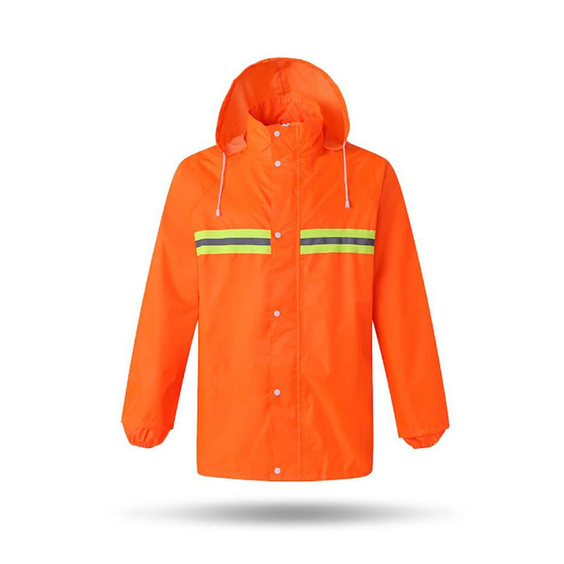 Reflective raincoat rain pants suit sanitation worker safety clothing adult split outdoor labor protection waterproof raincoat overalls