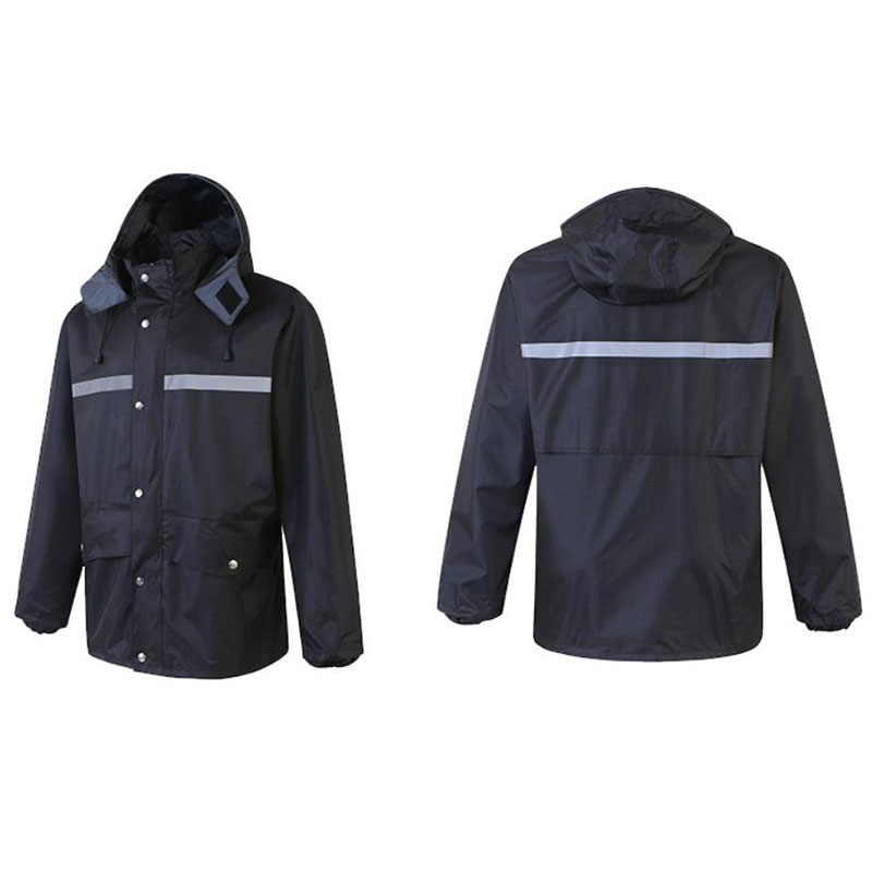 Reflective raincoat rain pants suit sanitation worker safety clothing adult split outdoor labor protection waterproof raincoat overalls