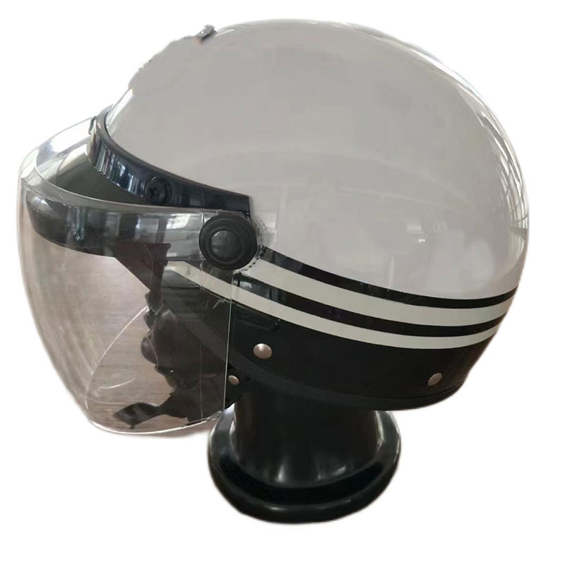 White spring and autumn helmet riding protective helmet traffic duty security patrol tactical training anti-riot helmet