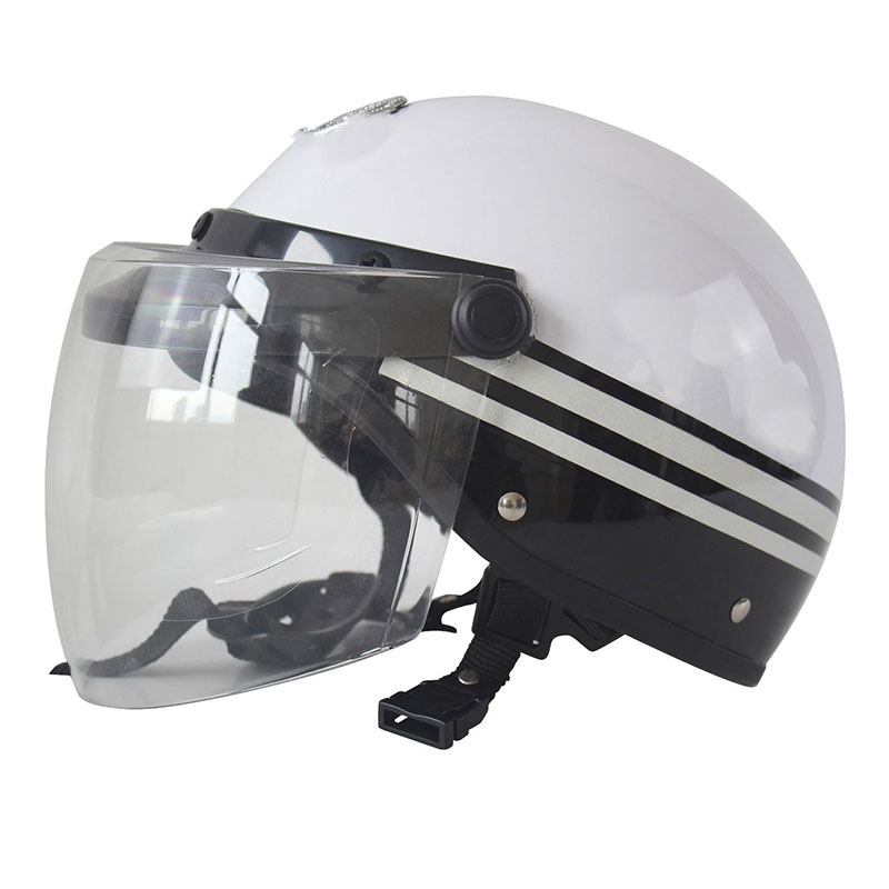 White spring and autumn helmet riding protective helmet traffic duty security patrol tactical training anti-riot helmet