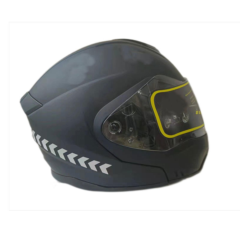 Full - cover riotic helmet, unveiled traffic riding helmet, winter anti -wind warming full helmet