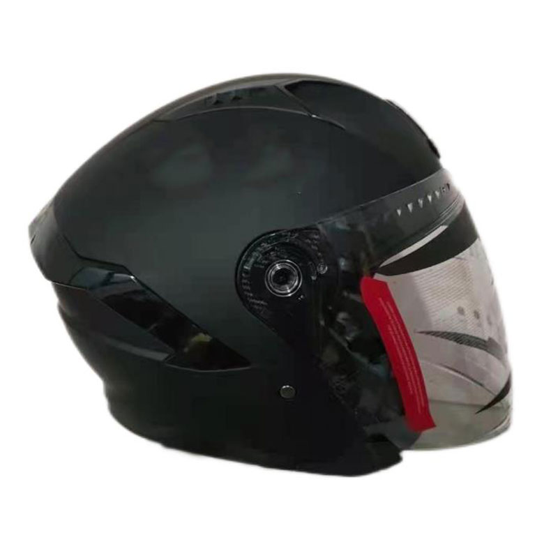 Iron Riding helmet Half helmet Holding helmet white duty protection helmet traffic patrol