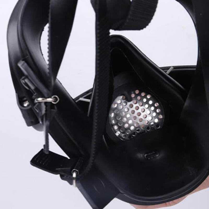 Gas mask for fire protection, dust prevention, fog prevention, gas prevention, full-face mask, filter type police