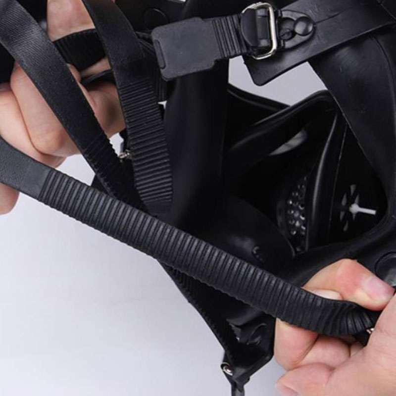 Gas mask for fire protection, dust prevention, fog prevention, gas prevention, full-face mask, filter type police