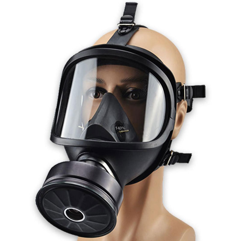 Gas mask for fire protection, dust prevention, fog prevention, gas prevention, full-face mask, filter type police