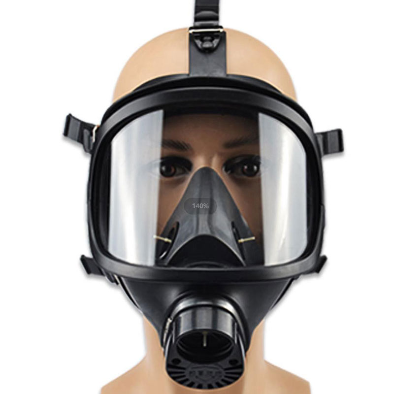 Gas mask for fire protection, dust prevention, fog prevention, gas prevention, full-face mask, filter type police