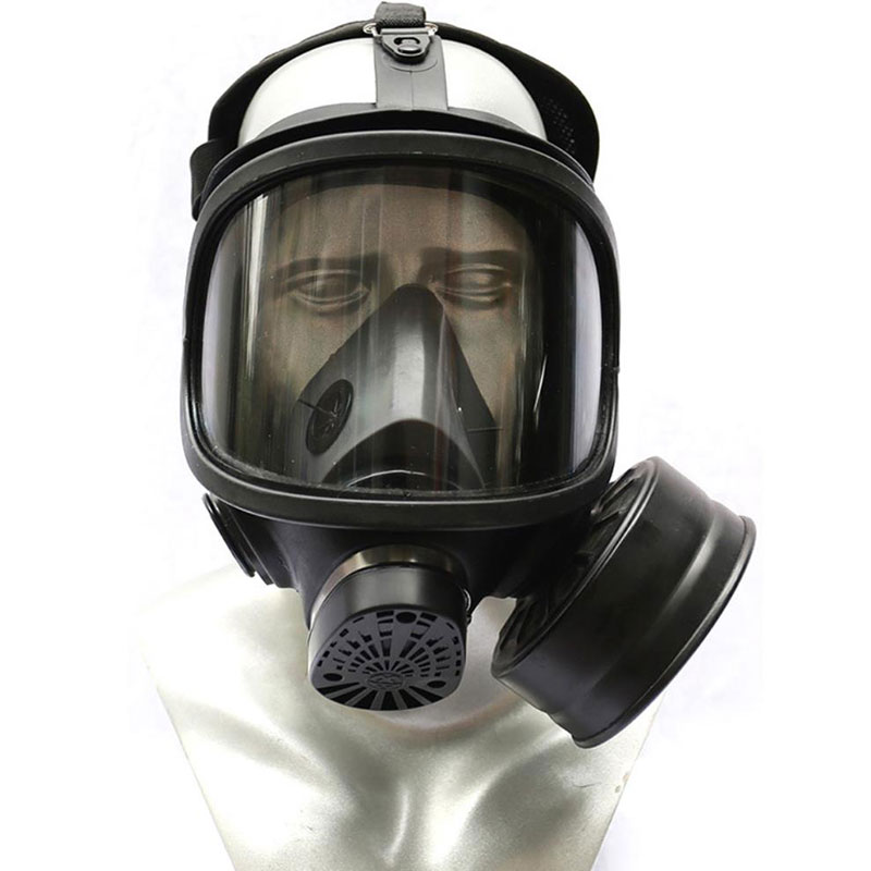 Gas mask, large view, fire protection, gas protection, comprehensive mask, chemical smoke and gas protection mask, headwear