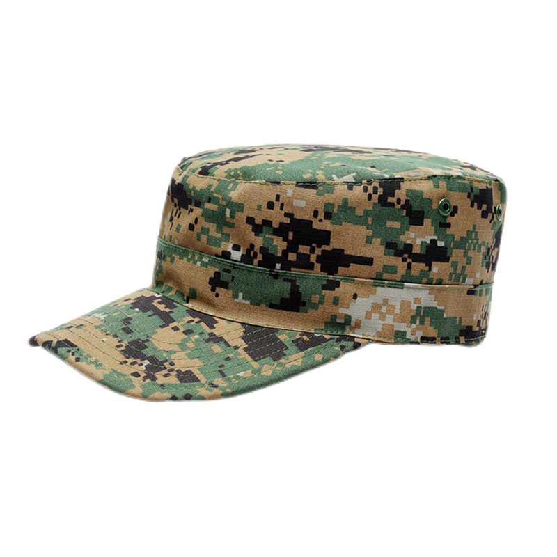 Outdoor Camouflage Tactical Camouflage Training Flat Top Military Cap
