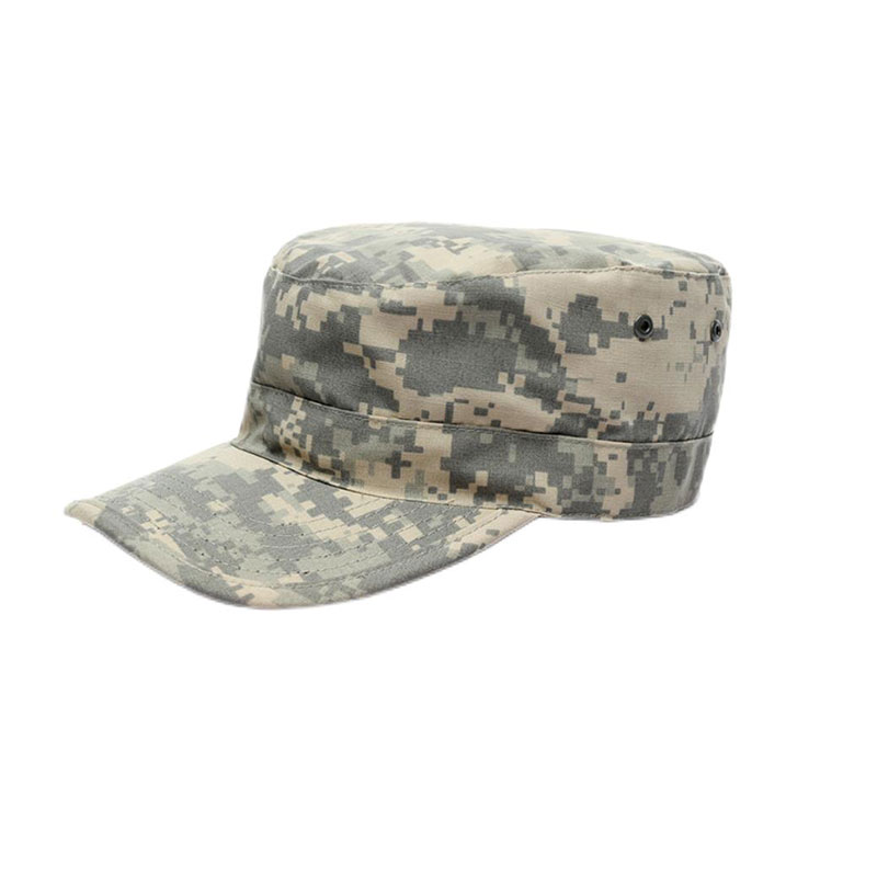Outdoor Camouflage Tactical Camouflage Training Flat Top Military Cap