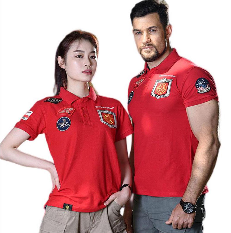 Multi -standard T -shirt men outdoor sports tactical tactical POLO shirt turned short -sleeved summer men and women T short sleeves
