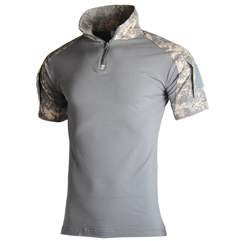 New summer camouflage frog cloth AT-FG tights CP short-sleeved T-shirt frog short dress top top