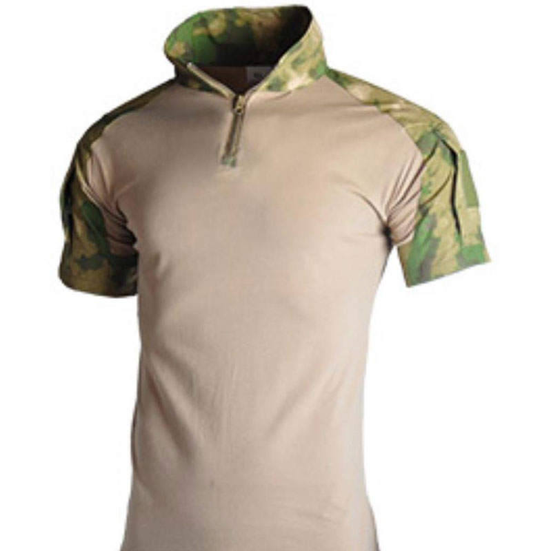 New summer camouflage frog cloth AT-FG tights CP short-sleeved T-shirt frog short dress top top