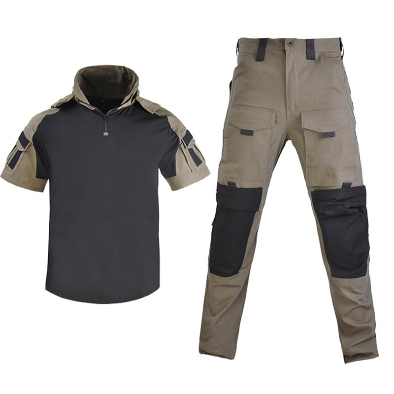 Dragon A short -sleeved combat clothes camouflage clothing frog service frog suit suit tactical training suit
