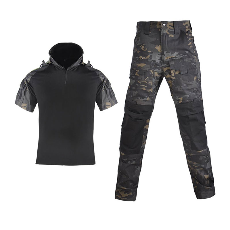Dragon A short -sleeved combat clothes camouflage clothing frog service frog suit suit tactical training suit