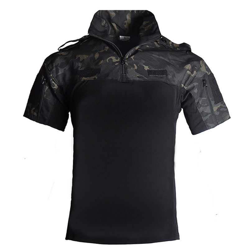 Frog clothes top frog clothing short -sleeved clothing camouflage camouflage camouflage camouflage