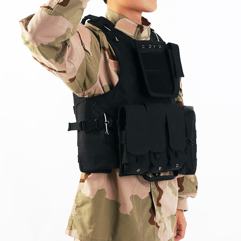 Outdoor Multifunctional MOLLE System Quick-drying Breathable Camouflage Mesh Tactical Vest