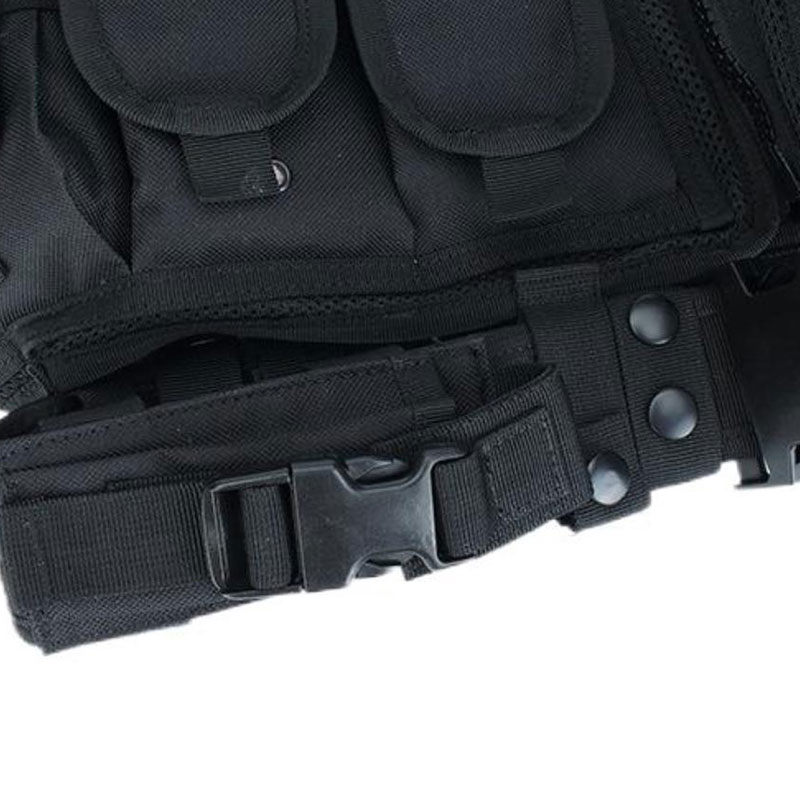 Outdoor Multifunctional MOLLE System Quick-drying Breathable Camouflage Mesh Tactical Vest