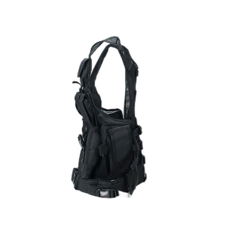 Outdoor Multifunctional MOLLE System Quick-drying Breathable Camouflage Mesh Tactical Vest
