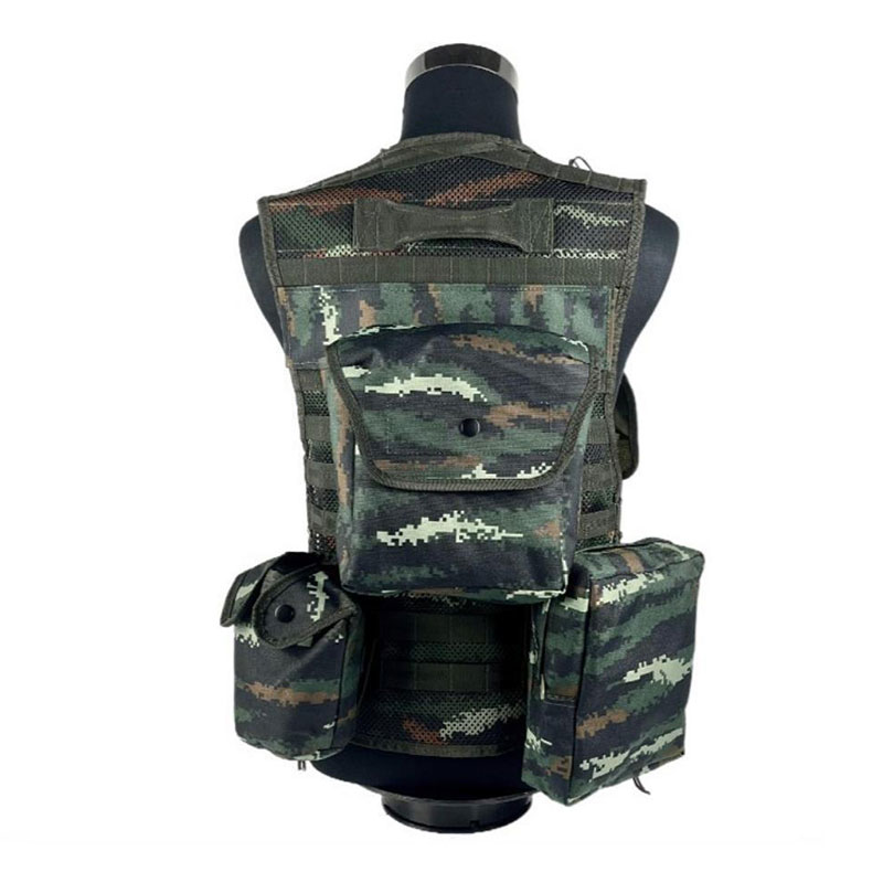 Tiger Spot Steel Wire Quick Release Weight Training Vest Protective Equipment Tactical Vest