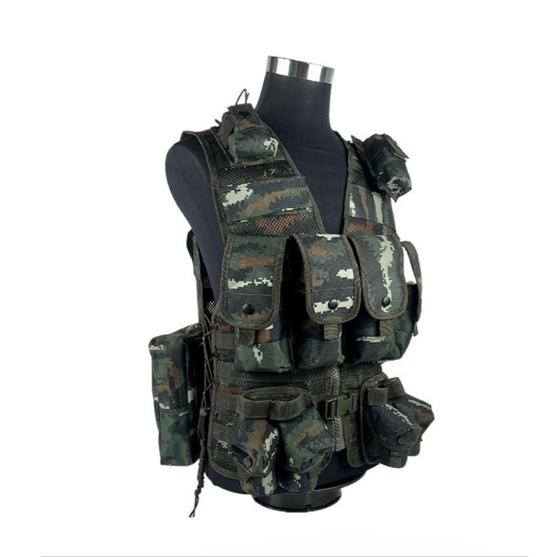 Tiger Spot Steel Wire Quick Release Weight Training Vest Protective Equipment Tactical Vest