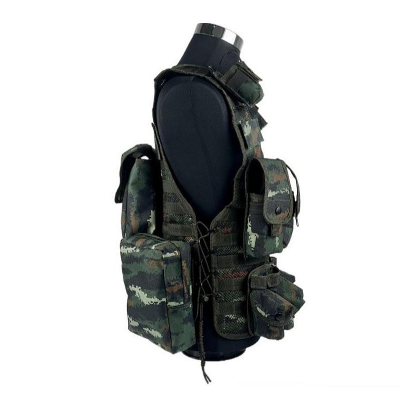 Tiger Spot Steel Wire Quick Release Weight Training Vest Protective Equipment Tactical Vest