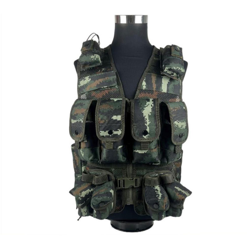 Tiger Spot Steel Wire Quick Release Weight Training Vest Protective Equipment Tactical Vest