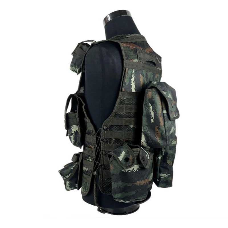 Tiger Spot Steel Wire Quick Release Weight Training Vest Protective Equipment Tactical Vest