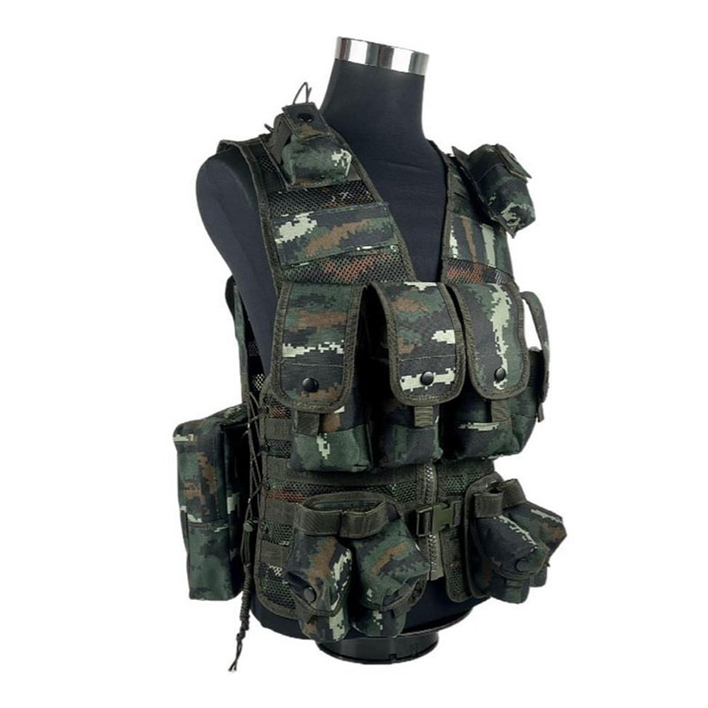 Tiger Spot Steel Wire Quick Release Weight Training Vest Protective Equipment Tactical Vest