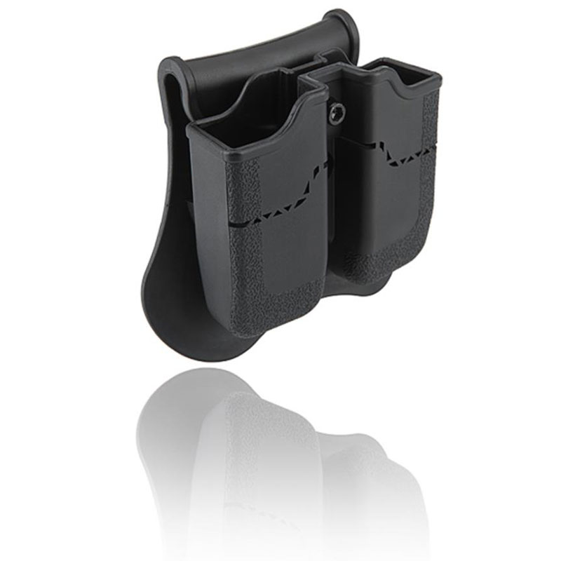 Tactical Outdoor Plastic Nylon Waist Double Magazine Holster
