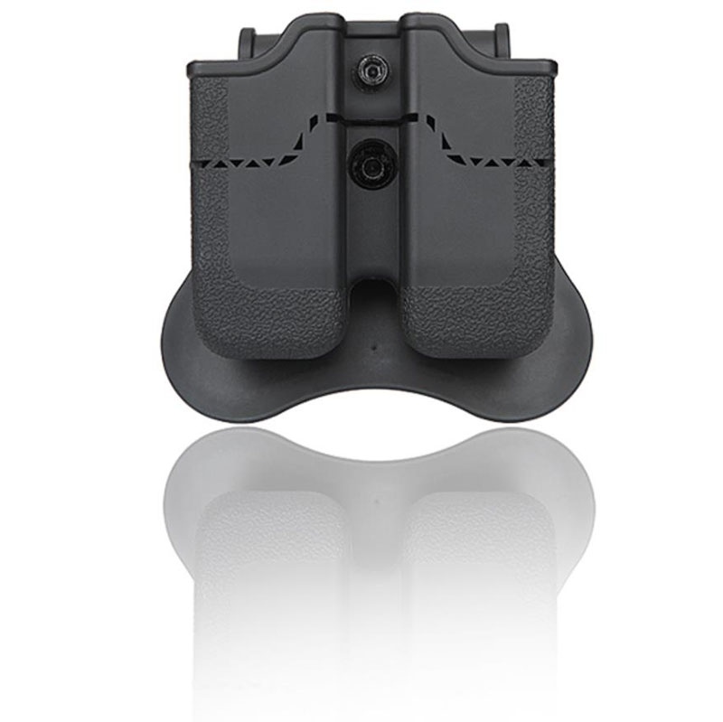Tactical Outdoor Plastic Nylon Waist Double Magazine Holster