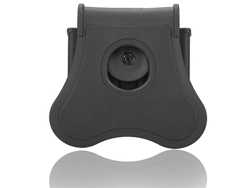 Tactical Outdoor Plastic Nylon Waist Double Magazine Holster