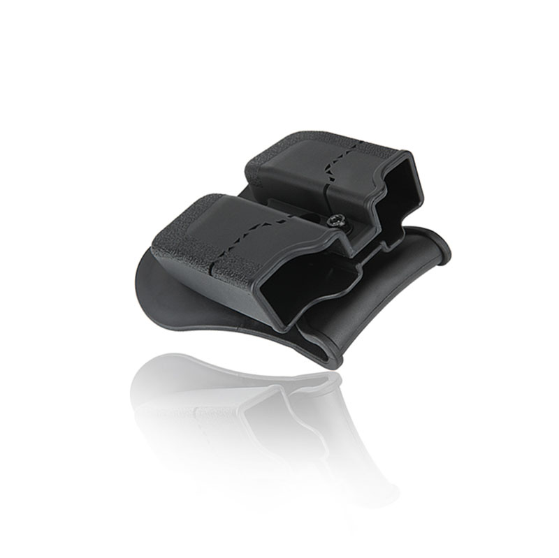 Tactical Outdoor Plastic Nylon Waist Double Magazine Holster