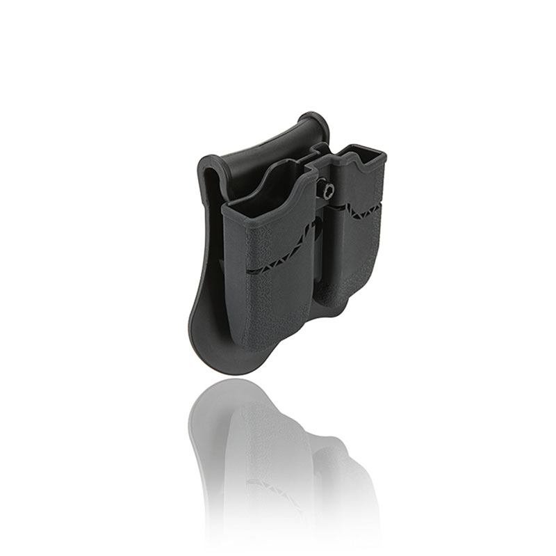 Tactical Outdoor Plastic Nylon Waist Double Magazine Holster