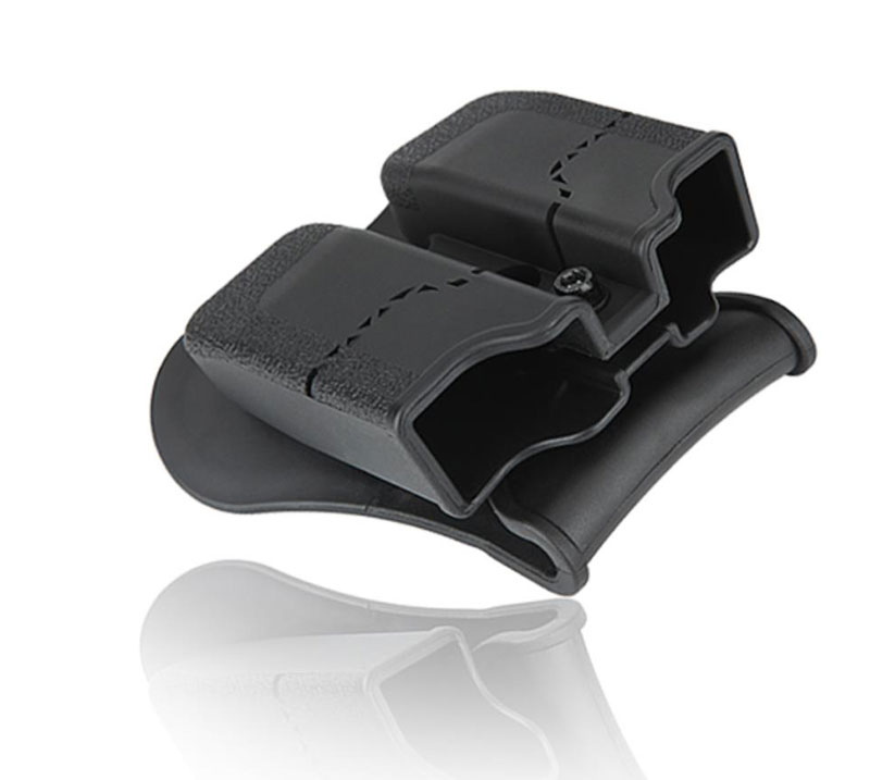 Tactical Outdoor Plastic Nylon Waist Double Magazine Holster