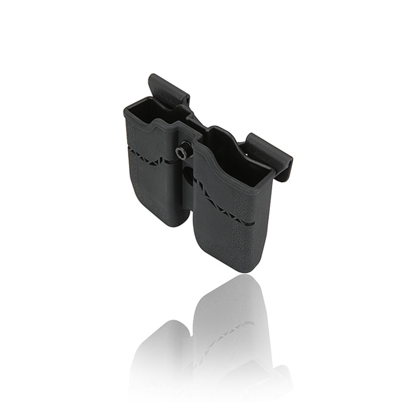 Tactical Outdoor Plastic Nylon Waist Double Magazine Holster