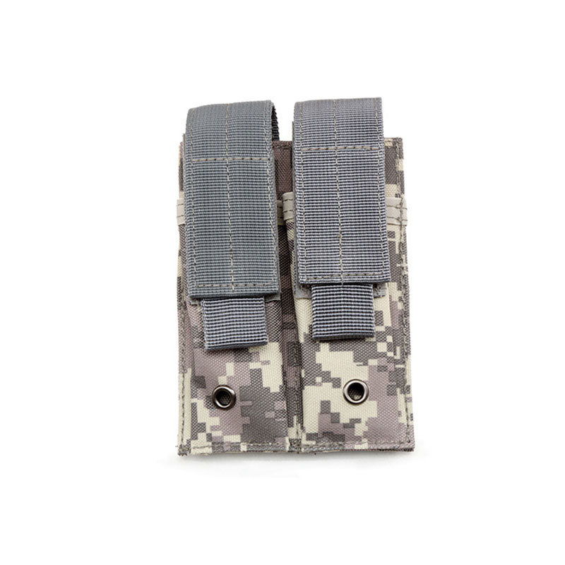 Tactical Outdoor Camouflage MOLLE Small Double Magazine Holster