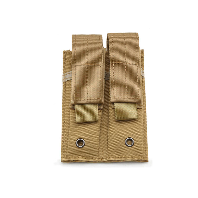 Tactical Outdoor Camouflage MOLLE Small Double Magazine Holster
