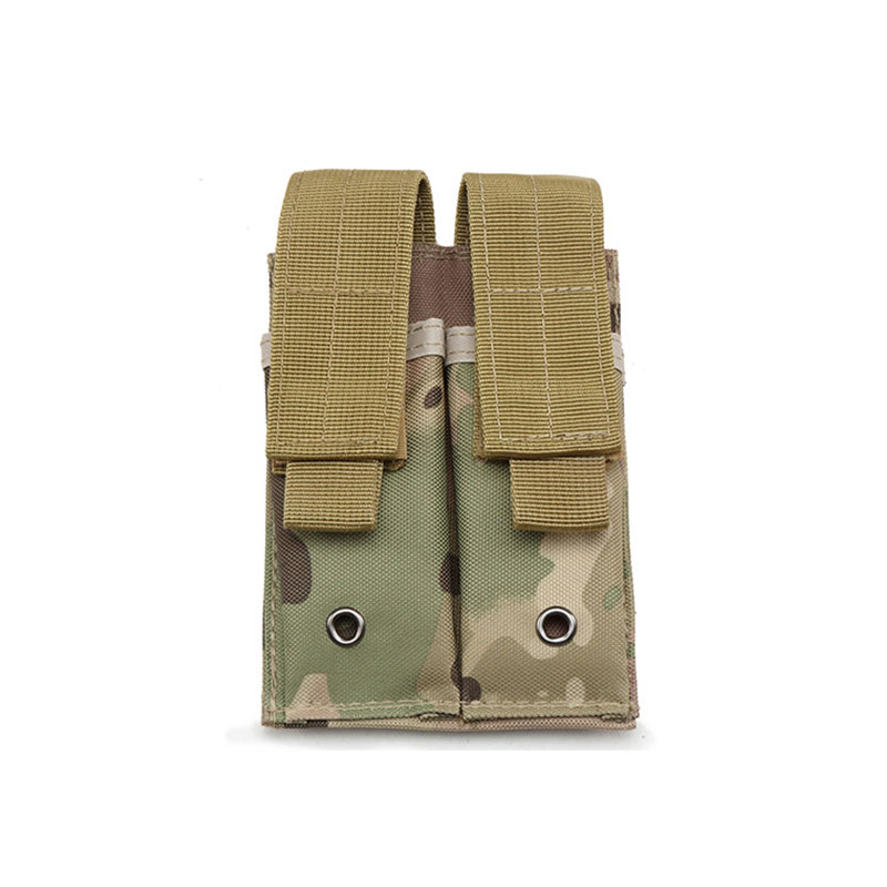 Tactical Outdoor Camouflage MOLLE Small Double Magazine Holster
