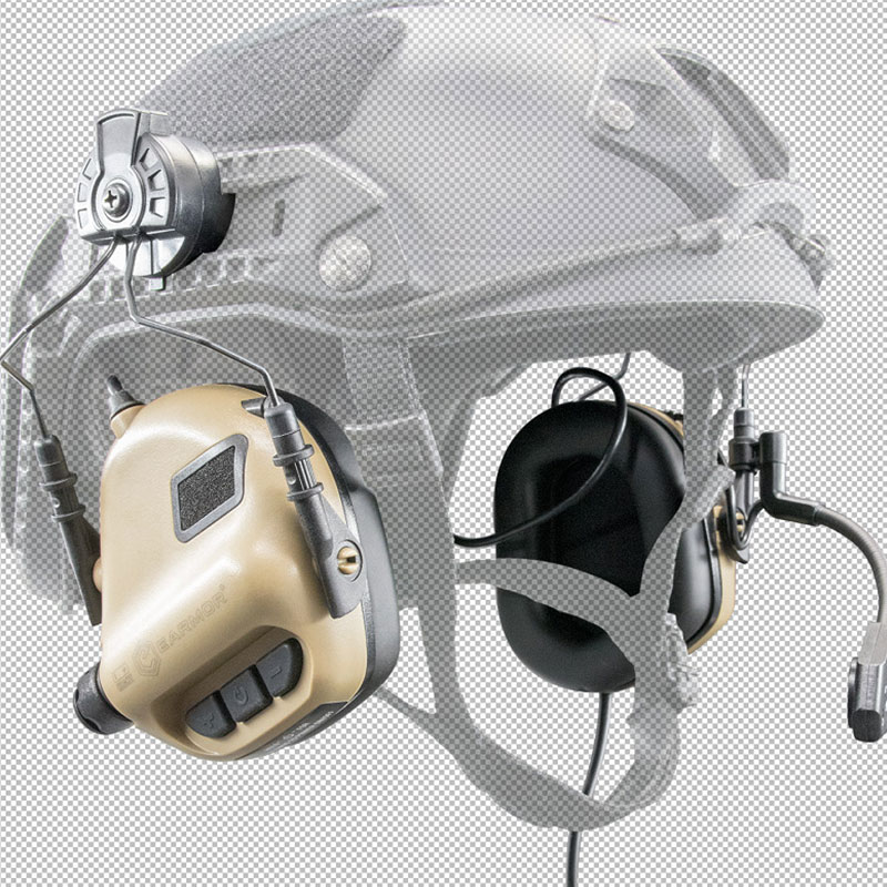 Electronic sound pickup noise reduction headset automatic noise reduction industrial shooting noise reduction labor insurance sleep headset communication headset