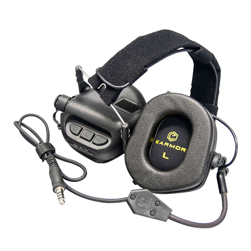 Explosive Tactical Shooting Electronic Hearing Protection Headphones Noise Reduction Sound Isolation Protection Belt Microphone