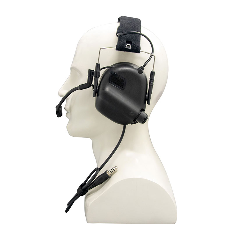 Explosive Tactical Shooting Electronic Hearing Protection Headphones Noise Reduction Sound Isolation Protection Belt Microphone