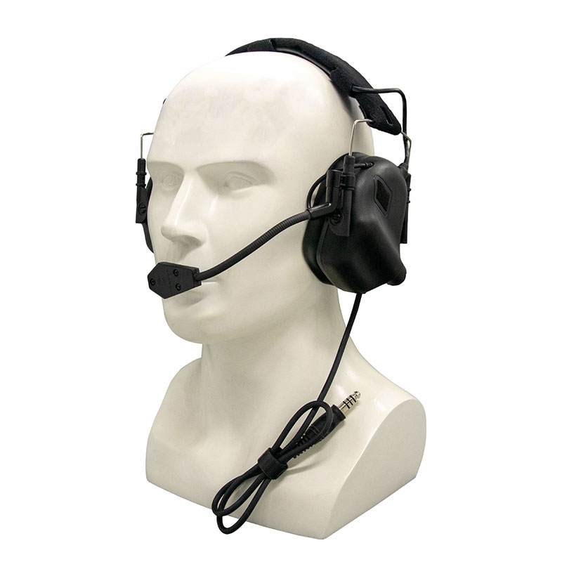 Explosive Tactical Shooting Electronic Hearing Protection Headphones Noise Reduction Sound Isolation Protection Belt Microphone