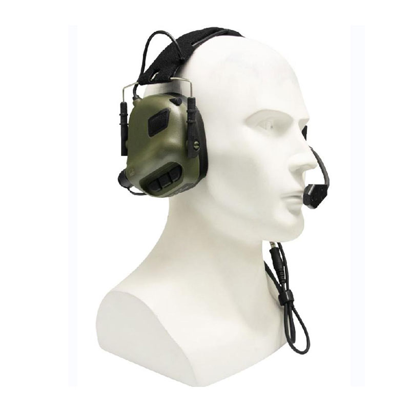Tactical Shooting Electronic Hearing Protection Headphones Noise Canceling Sound Isolation Protection Belt Microphone