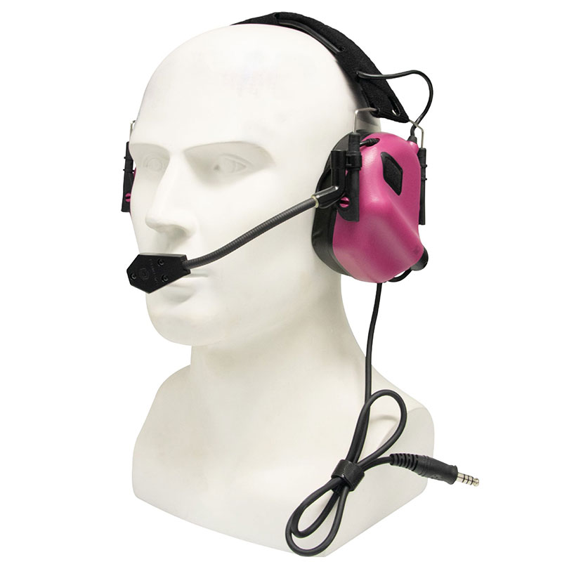 Tactical Shooting Electronic Hearing Protection Headphones Noise Canceling Sound Isolation Protection Belt Microphone