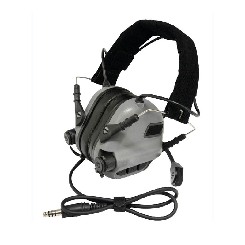 Tactical Shooting Electronic Hearing Protection Headphones Noise Canceling Sound Isolation Protection Belt Microphone